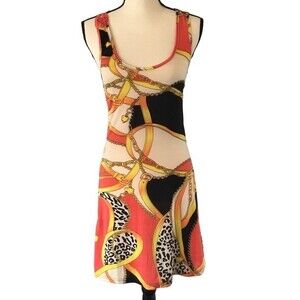 Ocean Blue by Basix of America women’s  sleeveless midi dress. Size small